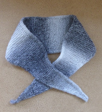  Mini Sophie Schal, grau, 83 cm X 10 cm, Neu