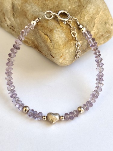 Amethyst armband edelstein - amethyst, mit
