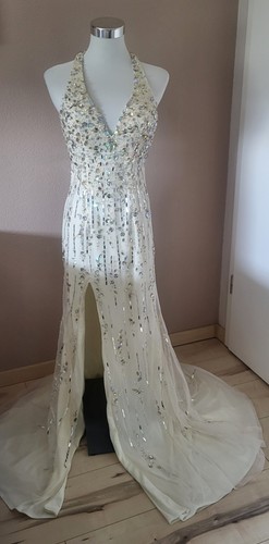 Silber abendkleid - silber,