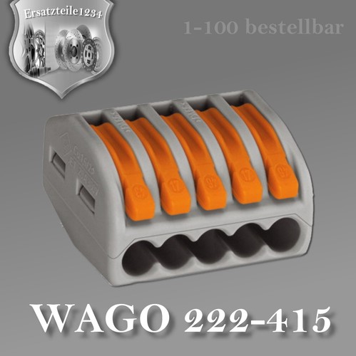 Wago klemmen 222 415 - 💡🔴, 222-415