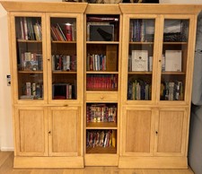 Vitrinen Glasschrank Marktex in Pinie