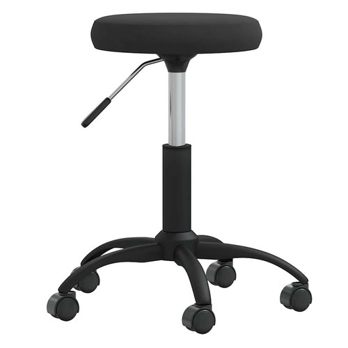 Massagehocker samt schwarz - massagehocker,