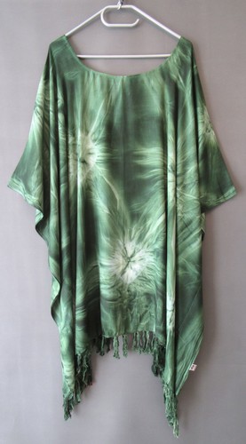 Kaftan tunika lang grün töne - lang,