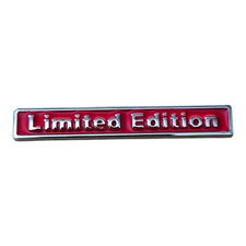 3d Limited Edition Aufkleber Auto Sticker Emblem Chrom Metall Tuning