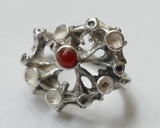 Designer ring modernist - ring, 925
