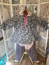 LAGENLOOK ZIPFEL PULLOVER FRIDA grau Punkte bis Gr. 56 - LIEBLINGSTEIL!!!