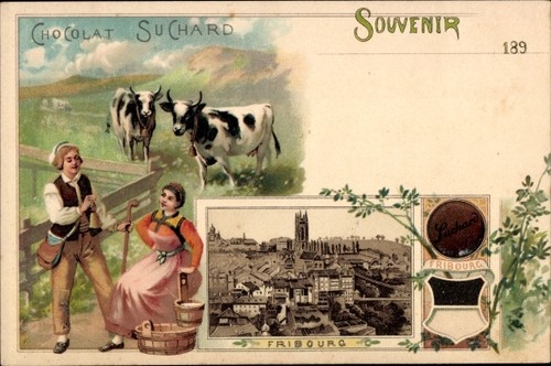 Litho fribourg freiburg stadt - freiburg,