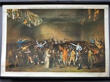 Schulwandkarte Rollbild Lehrtafel Französische Revolution Geschichte