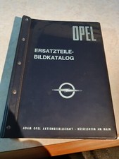 Manta A/Kadett B/Rekord C Opel Teile Bildkatalog Inkl. Ersatzteil Preisliste