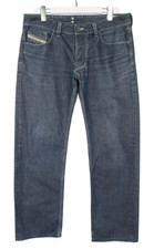 Diesel Larkee 0088Z Herrenjeans W24/L32 Blau Gerade F�r Whiskers Knopf Fly