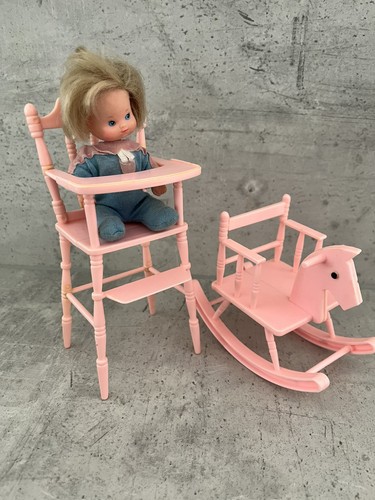 Vintage barbie schauckelpferd - vintage,