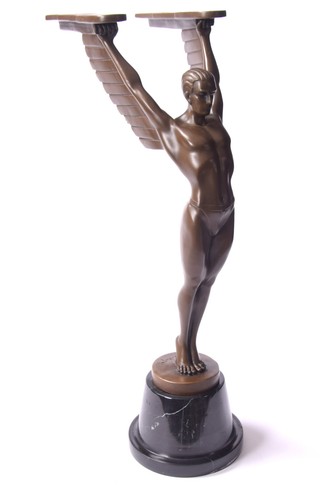 Bronze statue ikarus icarus - bronze,
