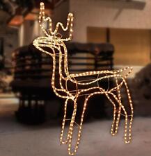 Beleuchtetes Rentier mit