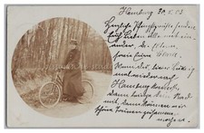 Young Woman on Bicycle 1903