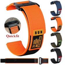 Für Samsung Galaxy Watch 3 4 5 Pro 6 Active 2 44mm Gear S2 Nylon Ersatz Armband