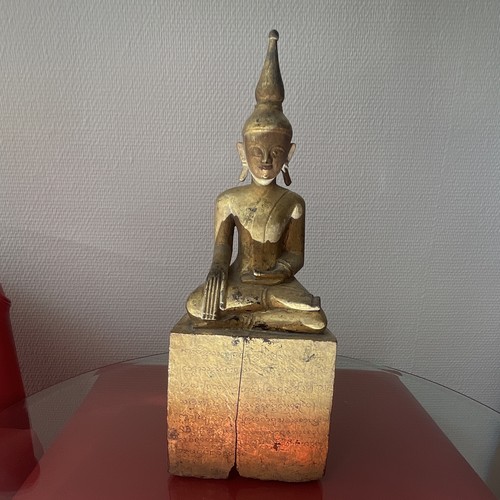 Vergoldete holzskulptur - vergoldete,