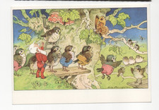 AK, ZWERG, VÖGEL, BAUM