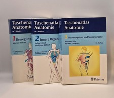 Platzer, Kühnel, Kahle u.a., Taschenatlas der Anatomie Band 1,2,3 / komple 29795