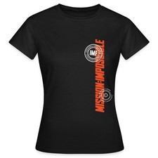 Mission Impossible Dead Reckoning Schriftzug Design Frauen T-Shirt