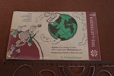 alter Lotto Toto Schein  1963