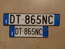 Nummernschilder Italien