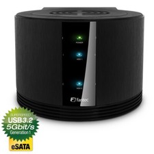 FANTEC SQ-X2RU3e 2BAY RAID Gehäuse, Zum Einbau von 2x3.5" SATA Festplatten