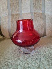 70er Jahre Style Glasvase mit