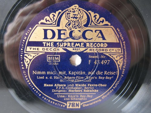 78rpm hans albers - hans,