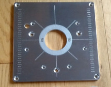 Frästisch Einlegeplatte  DeWalt 2.300 Watt Oberfräse DWE625-QS + 4 Einlegeringen