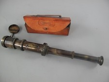 Fernrohr Messing brüniert mit