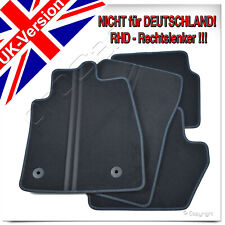 Original Ford Fiesta 2017 Puma 2019 Fußmatten-Satz 4-teilig England Version RHD