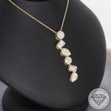 Wert 4590 € Brillant Diamant Collier 585 14 Karat Gelb Gold xxyy