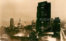 New York City Rockefeller Center at night Skyscrapers Manhattan