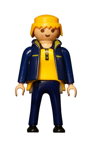 Playmobil figur postbote - figur,