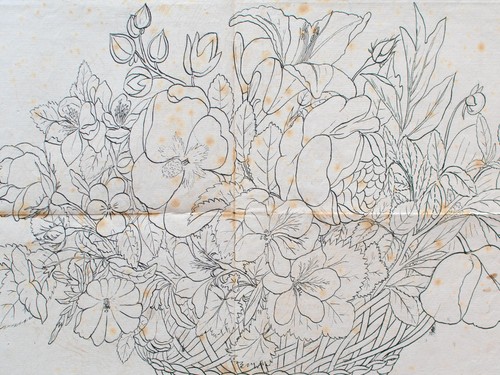 Blumenstillleben blumenbouquet - blumenstillleben,