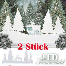 2x Fenster-Bilder Deko