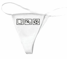 Damen String Tanga SCHIEDSRICHTER - Fussball - HANDBALL - VOLLEYBALL WASSERBALL