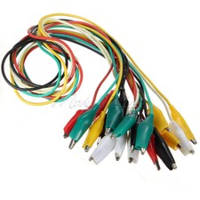 10PCS Alligator Test Leads