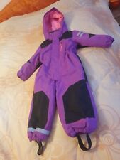 Schneeanzug, Skianzug, H&M, Gr. 98, Lila/rosa/schwarz, abnehmbare Kapuze,wie neu
