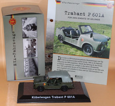 DDR Sammlung NVA Atlas IST Modelle Trabant P601A Kübel 1:43