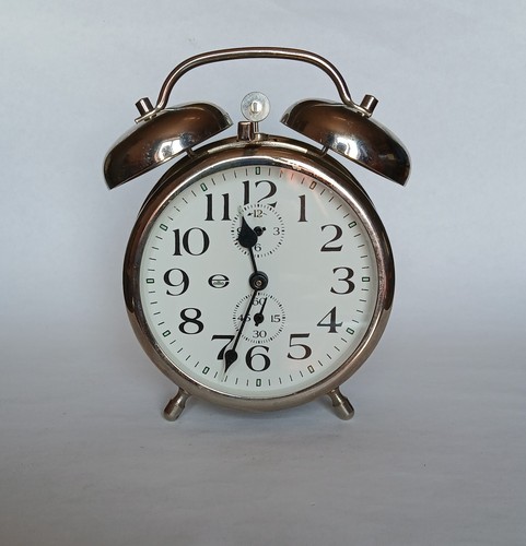 Retro wecker chrom defekt - chrom,