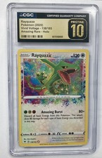 Seltene Pokémon Karte Rayquaza Amazing Rare 138/185 – CGC Pristine 10 – Top Slab