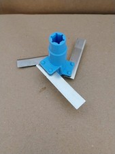 TUPPERWARE ERSATZTEIL MESSER-EINSATZ FÜR QUICK-CHEF 3 Blau D150