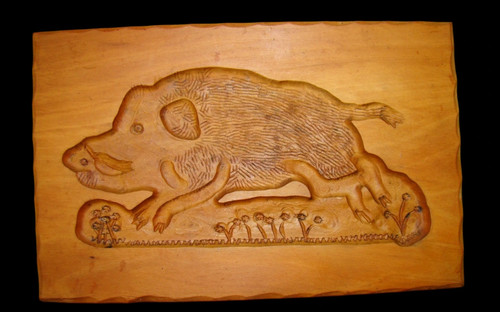 Holz backmodel wildschwein - backmodel,
