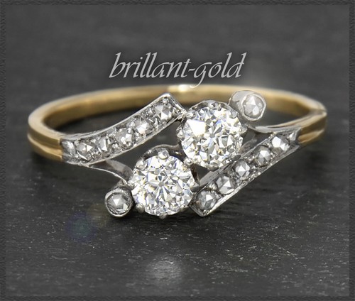 Diamant toi moi ring - "toi, moi"