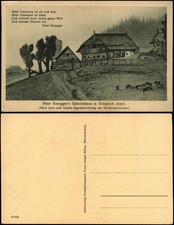 Krieglach Peter Rosegger's Geburtshaus in Krieglach - Alpel. 1923