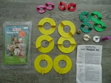 INOX Pompon Set basteln Tiere Wolltiere Applikationen Mobile Handarbeit Wolle