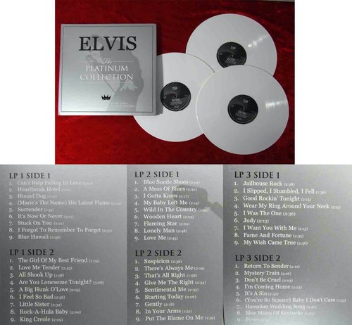 3lp elvis presley - elvis, presley: