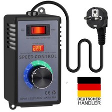 230V Drehzahlregler Drehzahlsteller Motordrehzahlsteuerung Ventilatoren Motoren