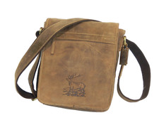 GREEN BURRY Handmade Ledertasche Leder Tasche Schultertasche Umhängetasche